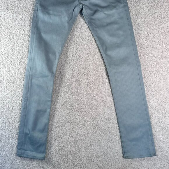 Gustin Skinny Fit Jeans Monster Bedford Corduroy 5 Pocket Pants Blue Grey 30x34 - Picture 5 of 15